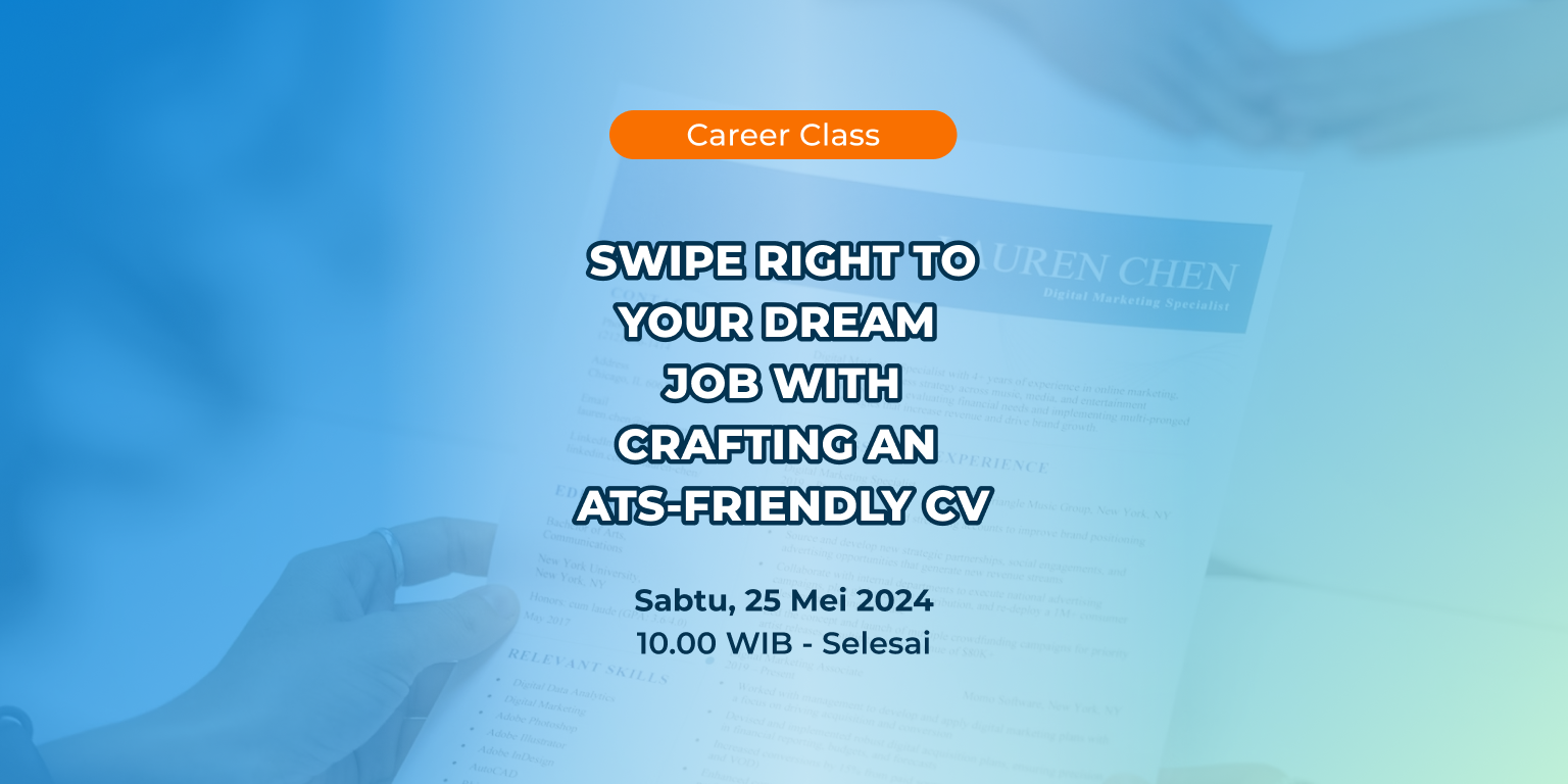 Swipe Right to Your Dream Job with Crafting an ATS-Friendly CV
